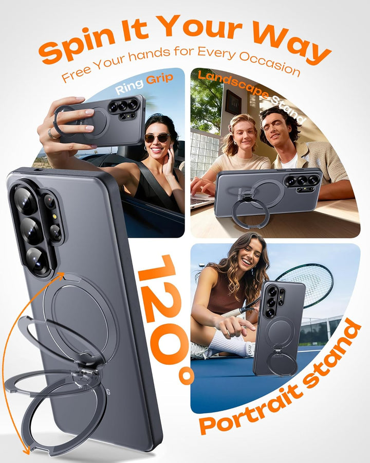 Samsung Galaxy S26 Ultra Case with Kickstand with MagSafe (Black)