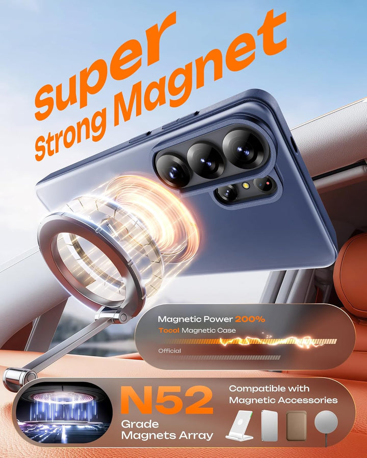 Samsung Galaxy S26 Ultra Case with Kickstand with MagSafe (Black)