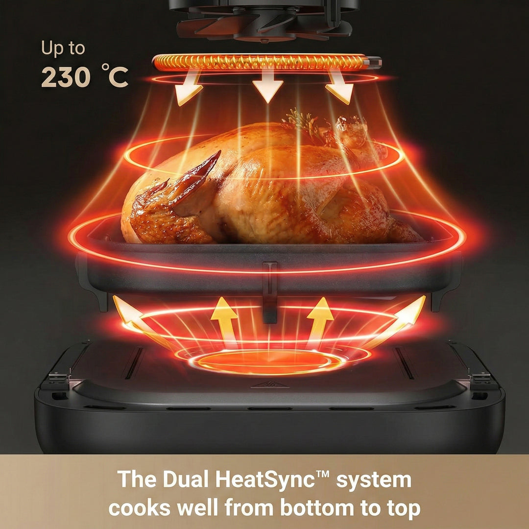 MOVA FD10s Pro Air Fryer with Dual HeatSync System