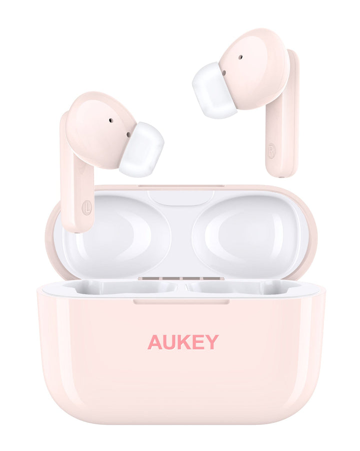Aukey Bluetooth Earphones Pink Aukey Wireless Earbuds Mini Bluetooth V5.2 - Aukey Mini
