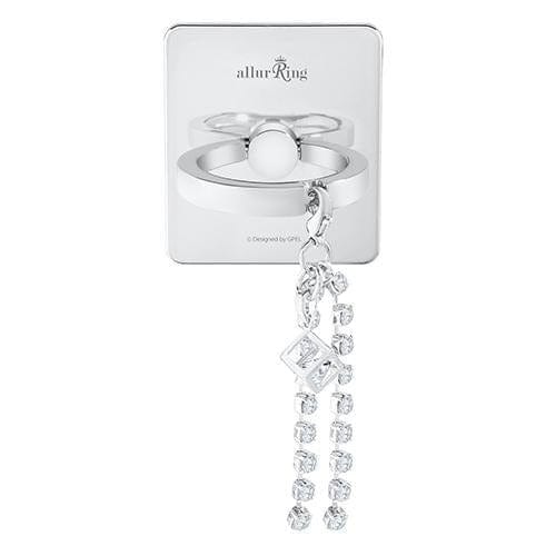GPEL Ring Silver (cube) GPEL allurRing Belita Swarovski Crystal Ring