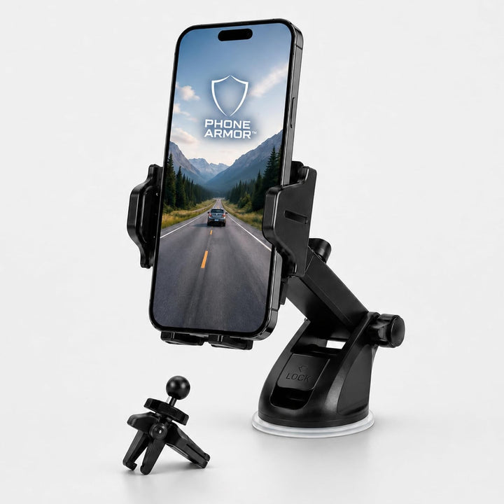 iPhone 17 Clear Case with Magnetic Stand - Raptic Air Stand