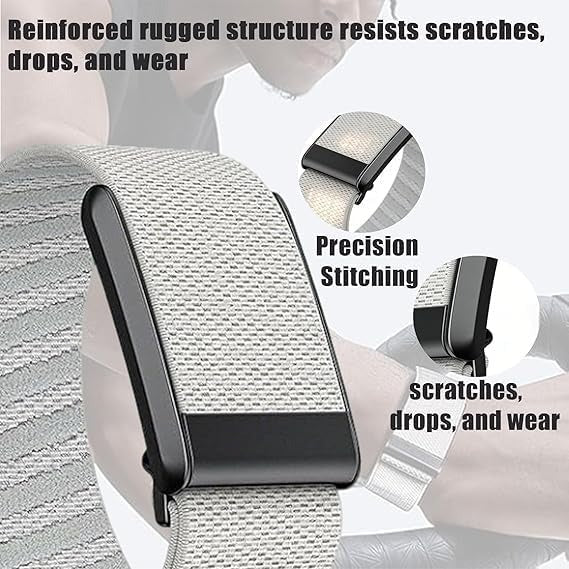 WHOOP 5.0 Band Breathable Nylon Sports Loop Strap