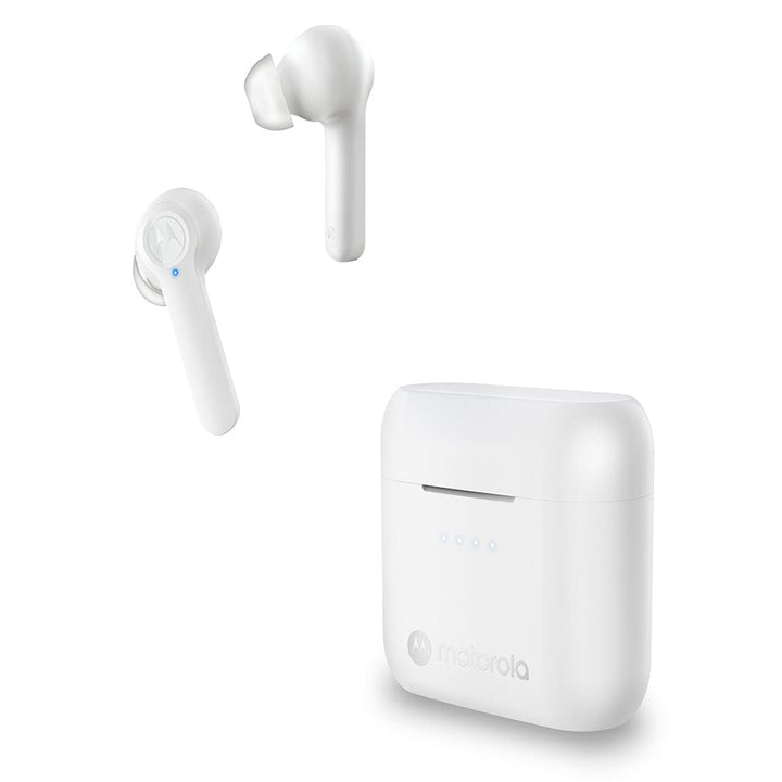 Motorola Earbuds White Motorola Buds-S Active Noice Cancelling TWS IPX5 Water Resistant Ear Buds Black