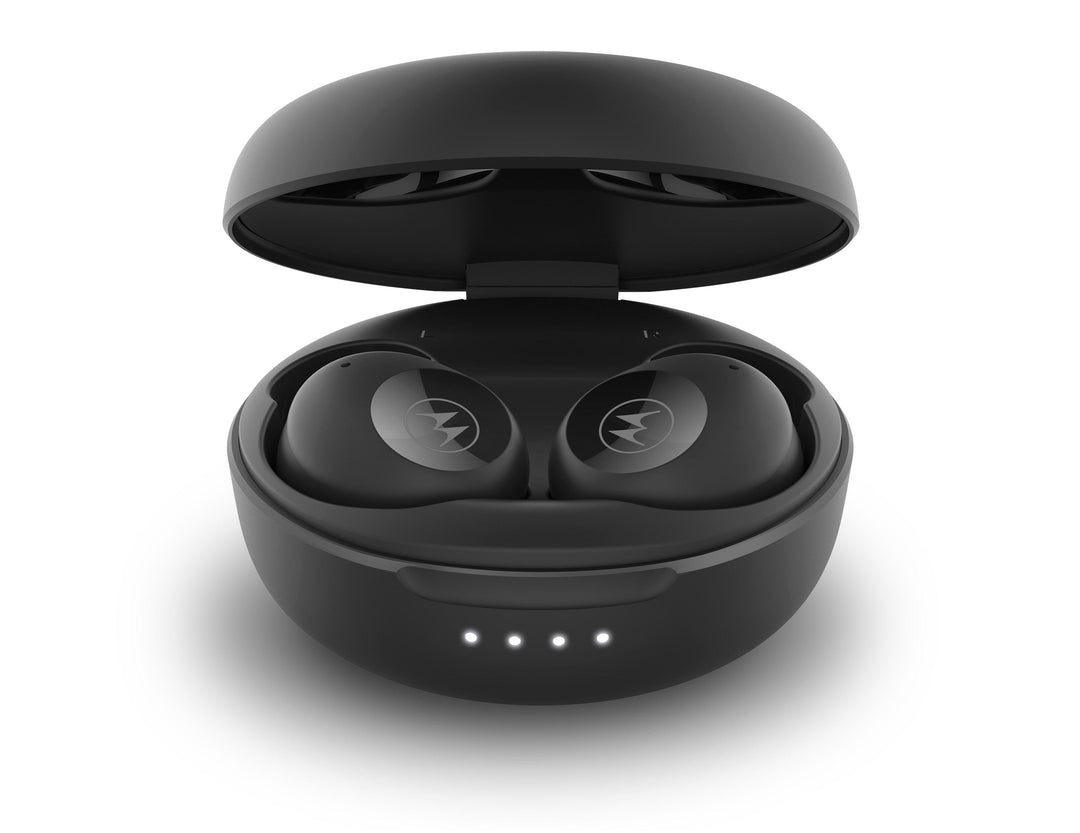 Motorola In-ear Headphones Black Smart Buds In-ear Headphones w/Wireless Charging - Motorola EarBuds 250