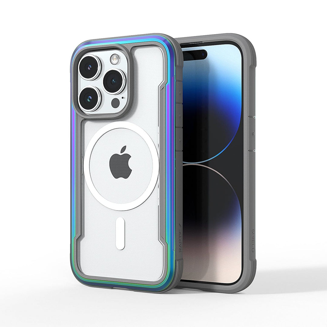Raptic Cases & Covers Apple iPhone 15 Pro / Iridescent iPhone 15 Shield MagSafe Case - Raptic Shield