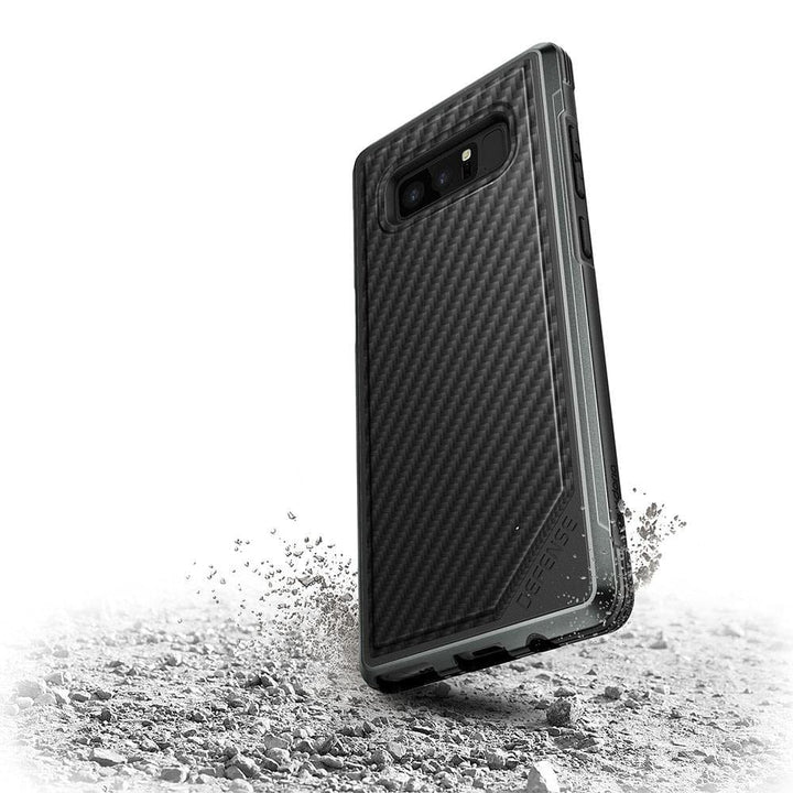 Raptic Cases & Covers Black Carbon X-Doria Defense Lux 3M Drop Certified Case Samsung Galaxy Note 8