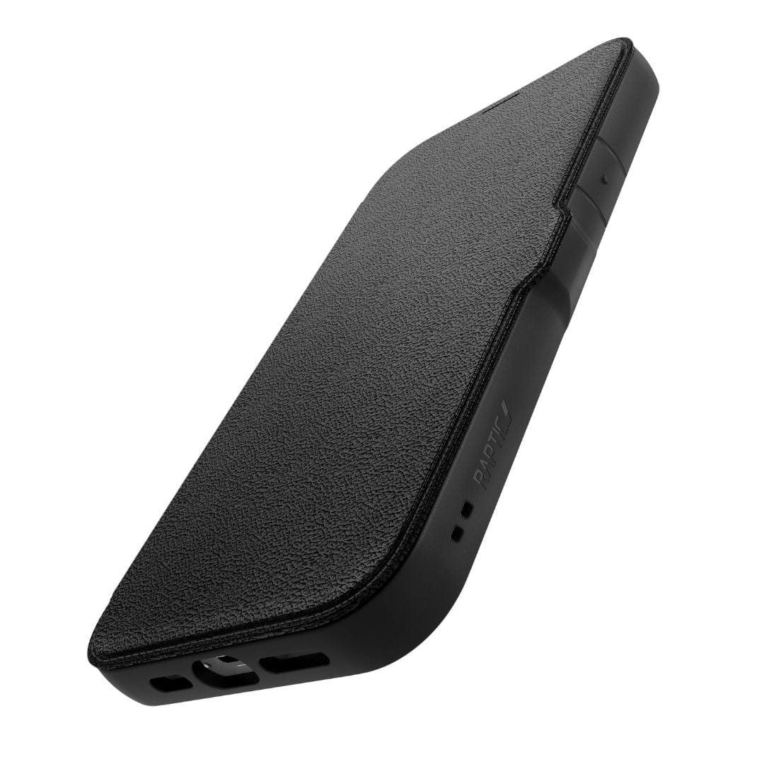 Raptic Cases & Covers Black iPhone 14 Folio Wallet Case - Raptic Urban Folio