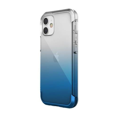 Raptic Cases & Covers Blue iPhone 12 Tough Clear Case - Raptic Air