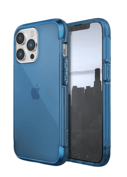 Raptic Cases & Covers Blue iPhone 14 Pro Tough Clear Case - Raptic Air