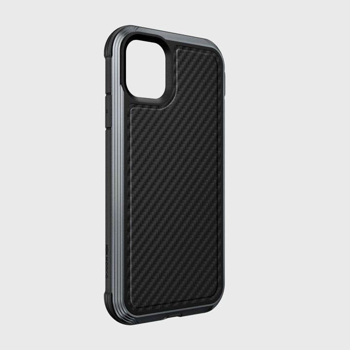 Raptic Cases & Covers iPhone 11 Case Raptic Lux Black Carbon Fibre