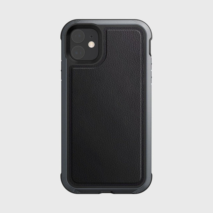 Raptic Cases & Covers iPhone 11 Case Raptic Lux Black Leather