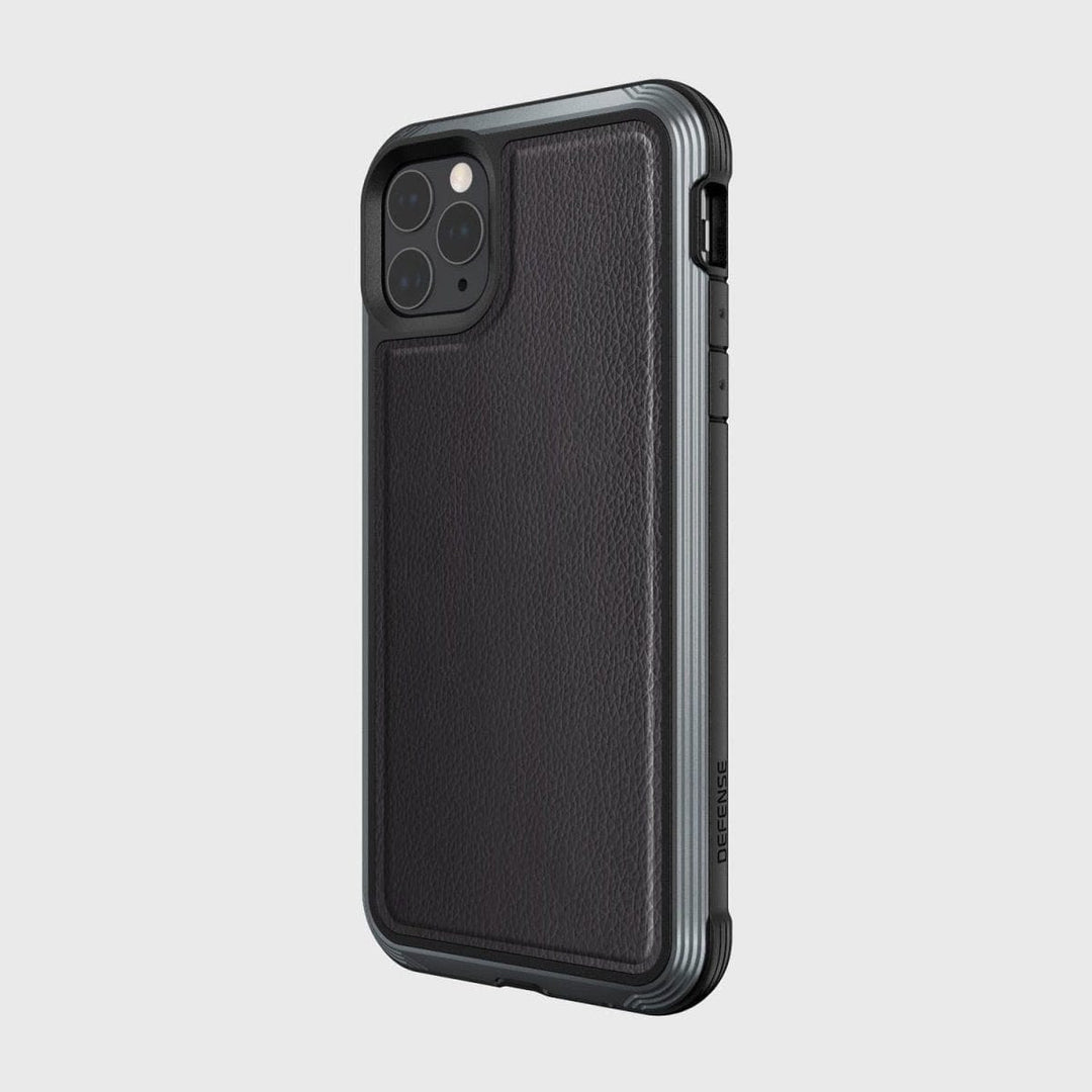 Raptic Cases & Covers iPhone 11 Pro Max Case Raptic Lux Black Leather