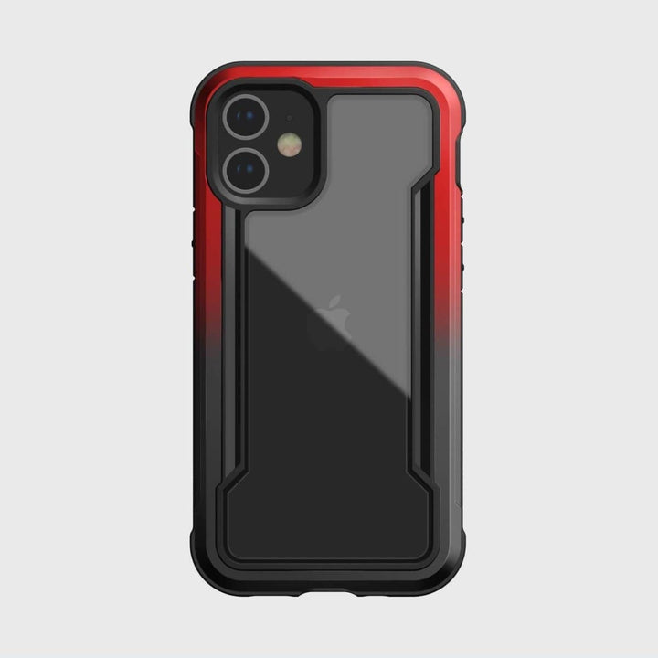 Raptic Cases & Covers iPhone 12 Raptic Shield Case - Black Red Accent