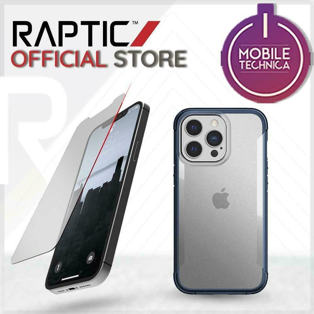 Raptic Cases & Covers iPhone 13 / Blue / with Raptic Glass Full Coverage For Apple iPhone 13 Pro Max Case Raptic Terrain Biodegradable Sustainable Cover