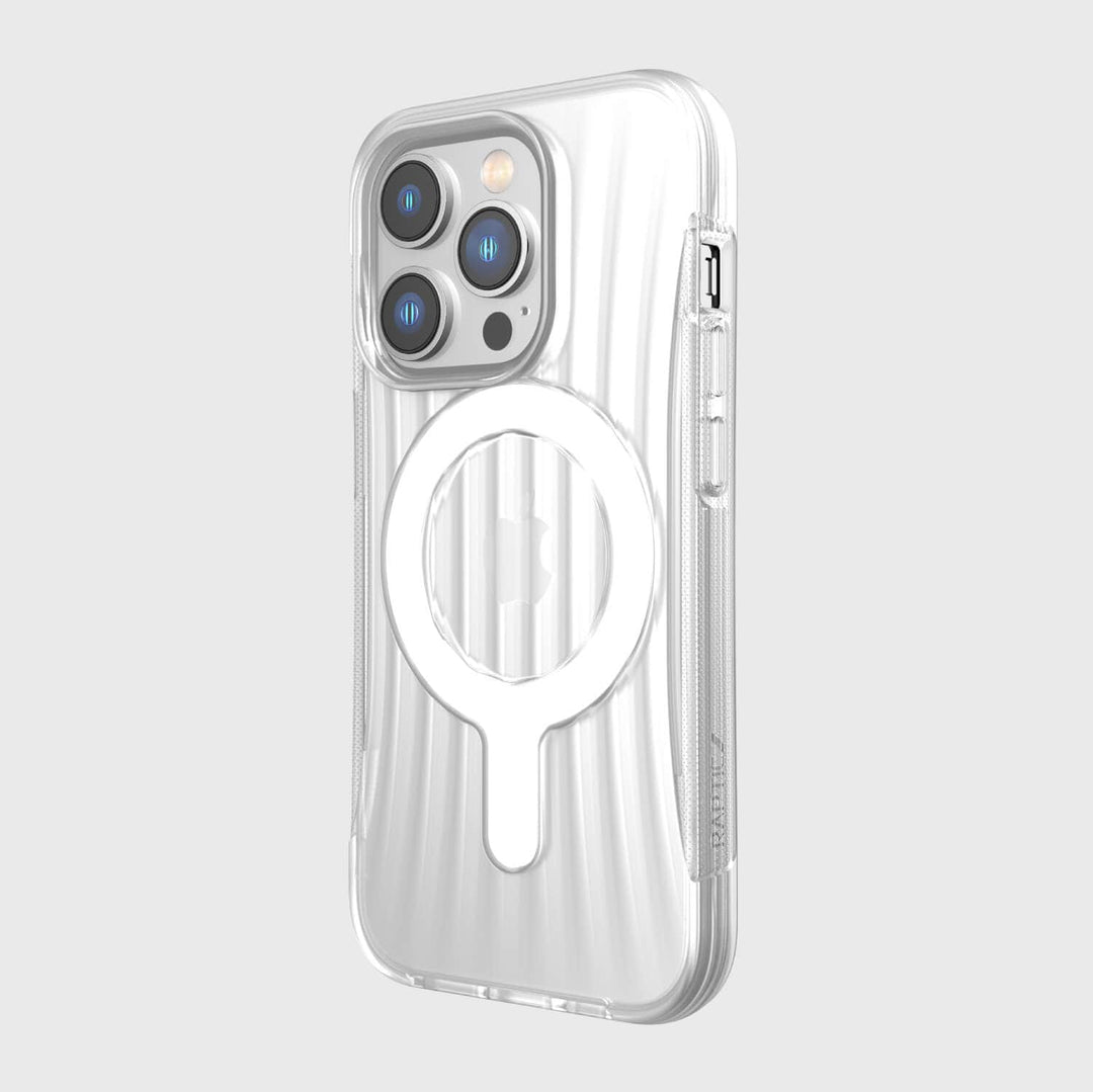 Raptic Cases & Covers iPhone 14 / Clear / Case RAPTIC Frost Clutch Shield Case for iPhone 14 \ 14 Plus\ 14 Pro\ 14 Pro Max, Built with MagSafe, Biodegradable Case & Packaging, Recyclable, Military Grade 10ft Drop Protection Case