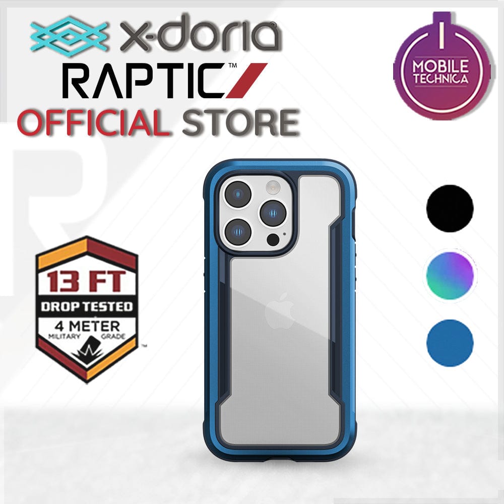 Raptic Cases & Covers RAPTIC Shield Case for iPhone 14 14 Plus 14 Pro 14 Pro Max, Shockproof Protective Clear Case, Military Grade 10ft Drop Tested, Durable Aluminum Frame, Anti-Yellowing