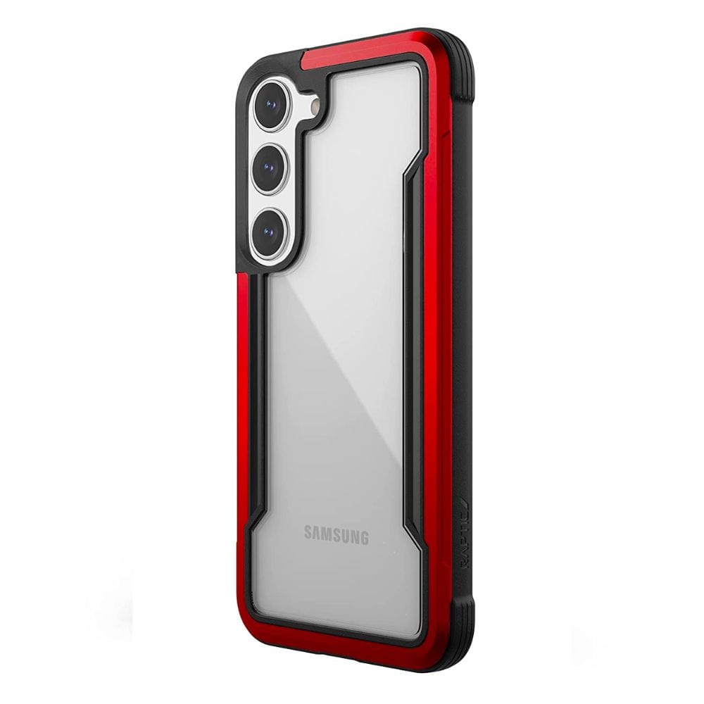 Raptic Cases & Covers Red Samsung S24 Shield Case - Raptic Shield