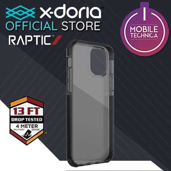 Raptic Cases & Covers Smoke / Apple iPhone 12 Mini / with Urban Diamond Glass Protector For iPhone 12 Pro Max Mini Case Raptic Air Transparent Bumper Hard Cover