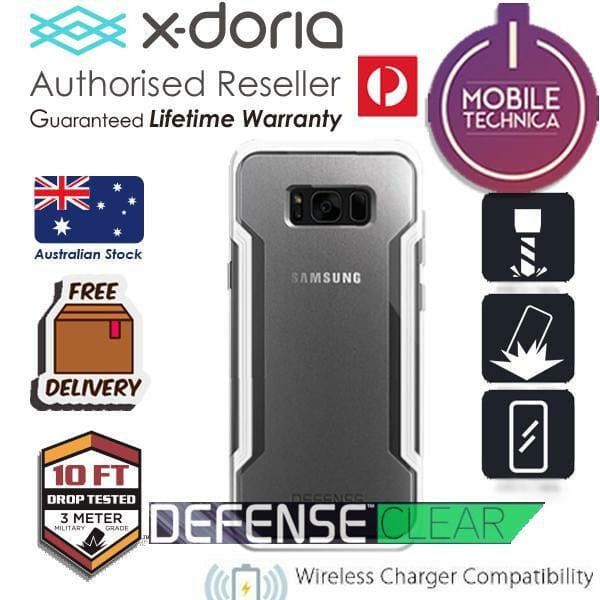 Raptic Cases & Covers White Samsung Galaxy S8 Plus Defense Clear Case