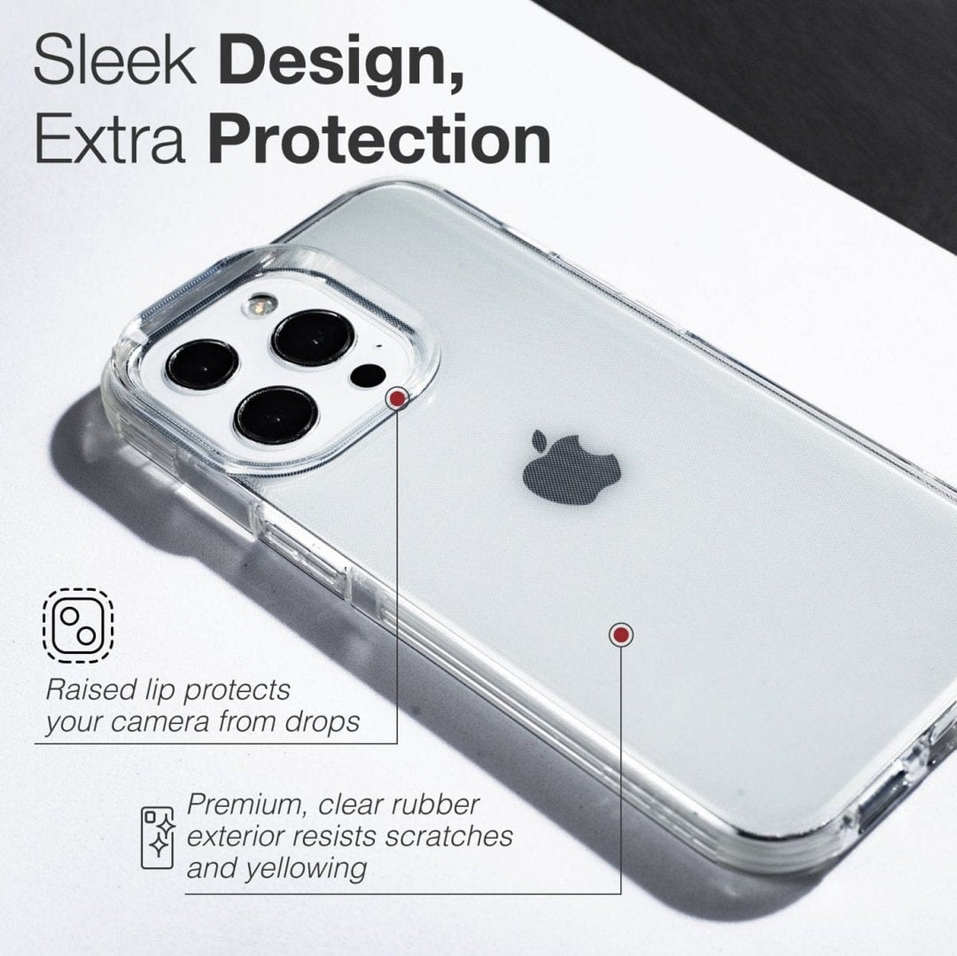 Raptic iPhone 13 Pro Clear Case - Raptic Clear