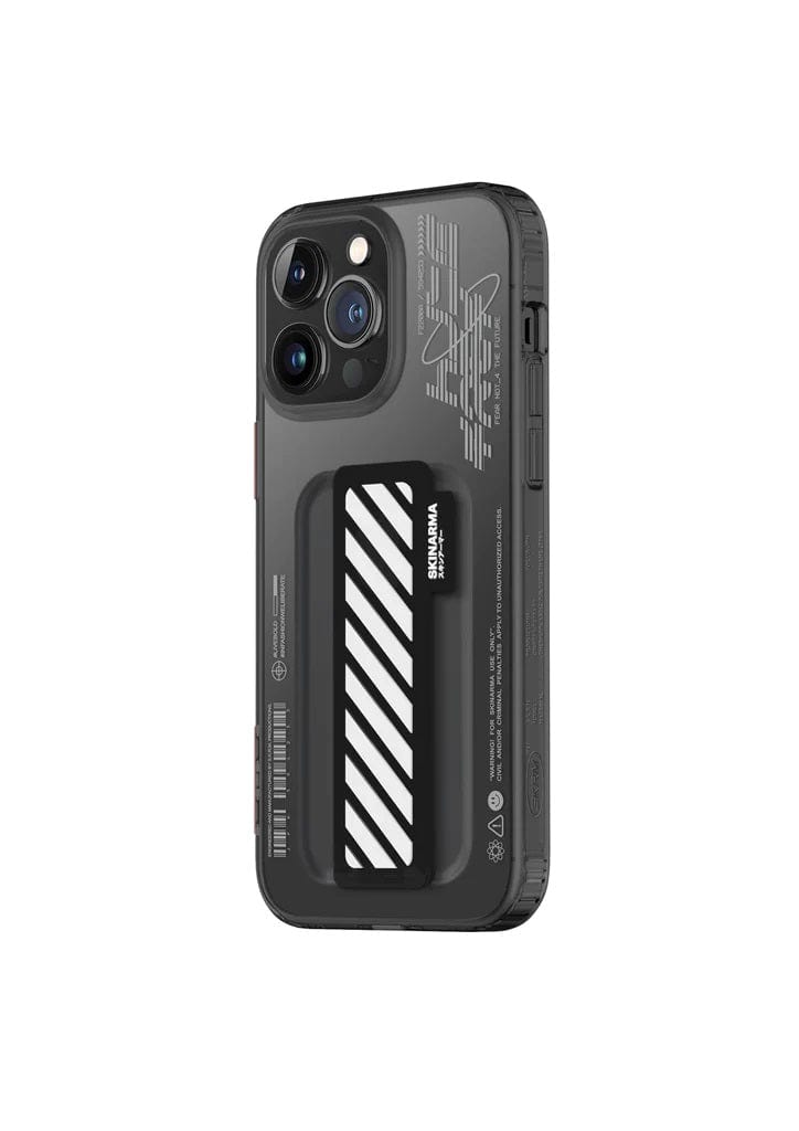 Skinarma Cases & Covers Black iPhone 14 Pro Max Clear Kickstand Case - Skinarma KAZE