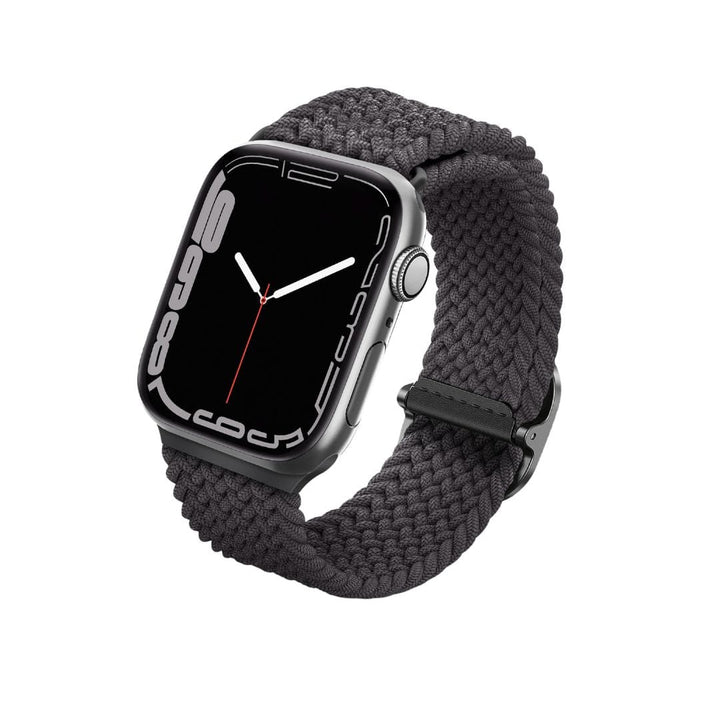 UNIQ Apple Watch Bands 45/44/42mm / Black Apple Watch Braided Band - UNIQ Aspen