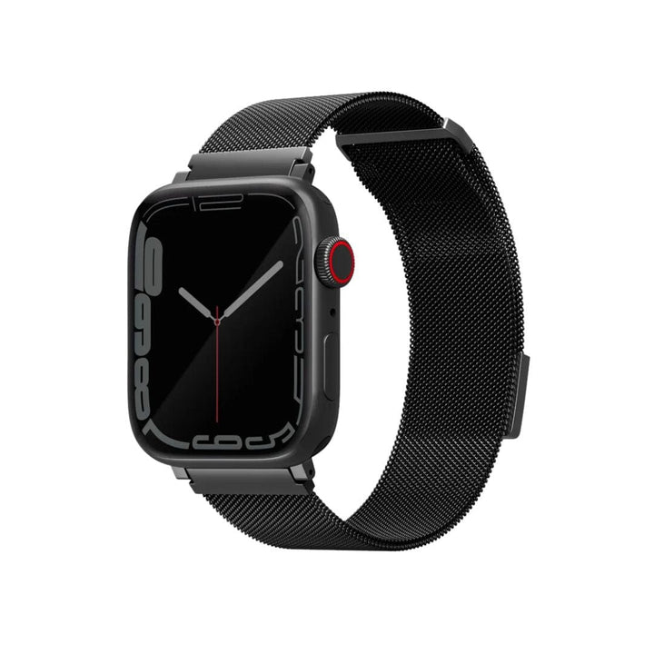 UNIQ Apple Watch Bands 45/44/42mm / Black Apple Watch Steel Mesh Band - UNIQ Dante