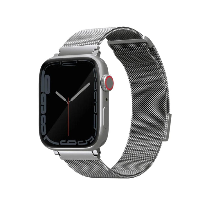 UNIQ Apple Watch Bands 45/44/42mm / Silver Apple Watch Steel Mesh Band - UNIQ Dante