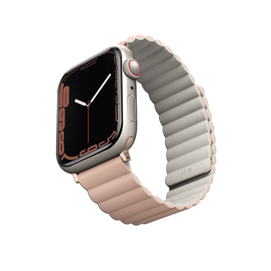 UNIQ Apple Watch Bands 49/45/44/42mm / Pink/Beige Apple Watch Interchangeable Band - UNIQ Revix