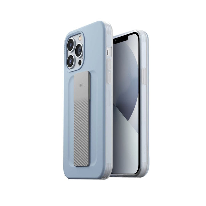 UNIQ Blue iPhone 13 Pro Max Hand Grip Case - UNIQ Heldro Mount