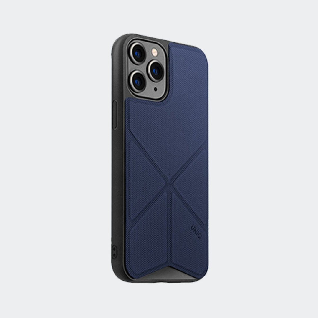UNIQ Cases & Covers Apple iPhone 12 Pro Max / Blue / Case only iPhone 12 Pro Max UNIQ Transforma Fold Case - Blue