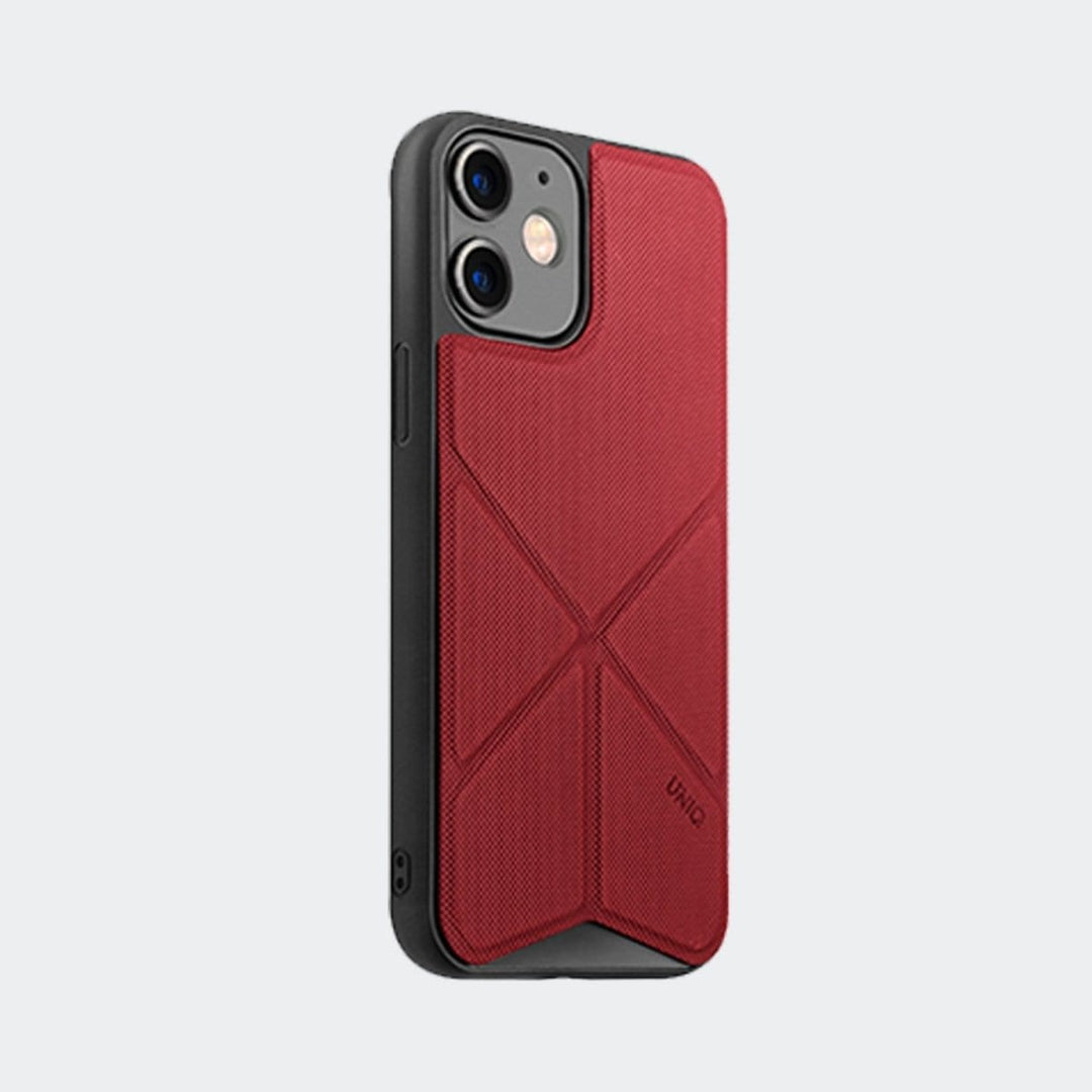 UNIQ Cases & Covers Apple iPhone 12 / Red / Case only iPhone 12 UNIQ Transforma Fold Case - Red