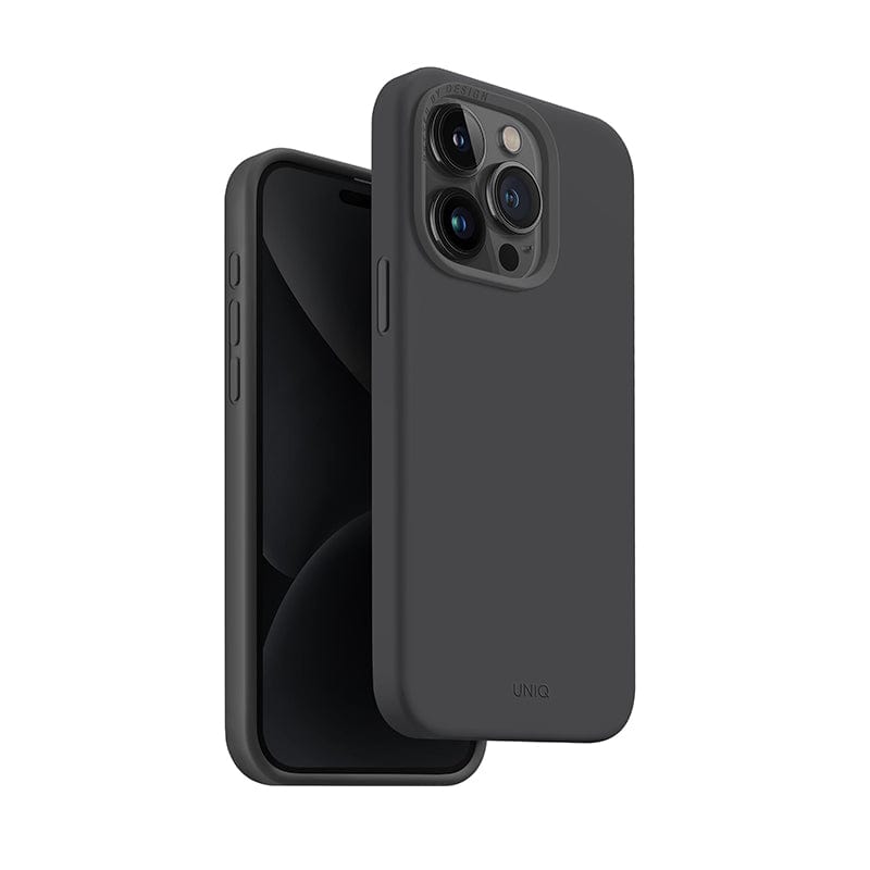 UNIQ Cases & Covers Grey / Apple iPhone 15 Pro iPhone 15 MagSafe Silicon Case - Uniq Lino Hue