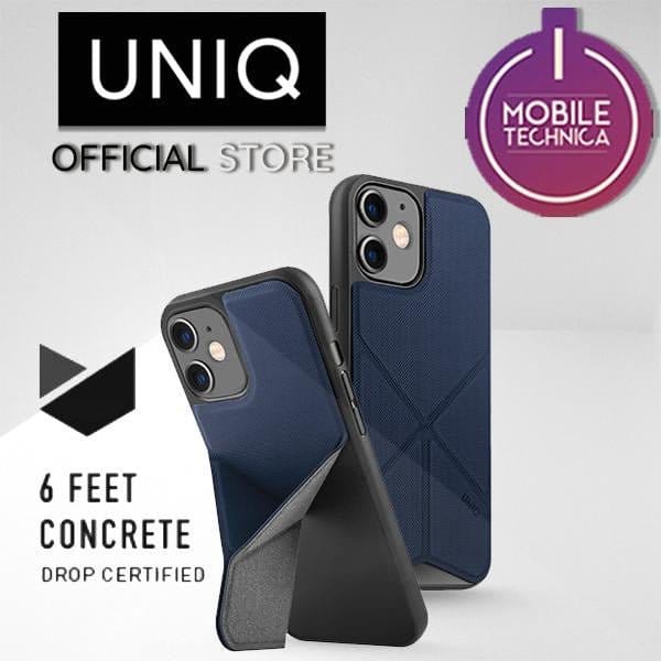 UNIQ Cases & Covers iPhone 12 / Blue / with Urban Diamond Glass w/ Applicator iPhone 12 UNIQ Transforma case - Blue