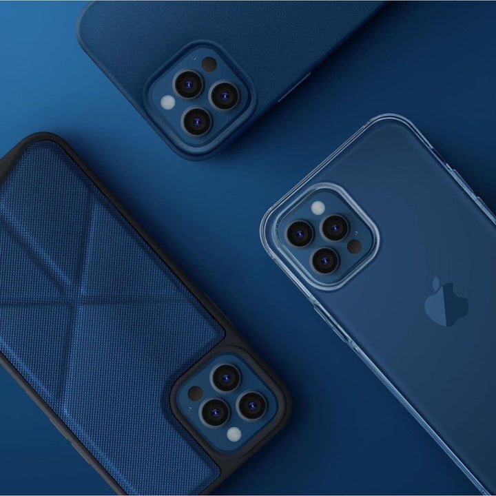UNIQ Cases & Covers iPhone 12 Pro Max UNIQ Transforma Fold Case - Blue