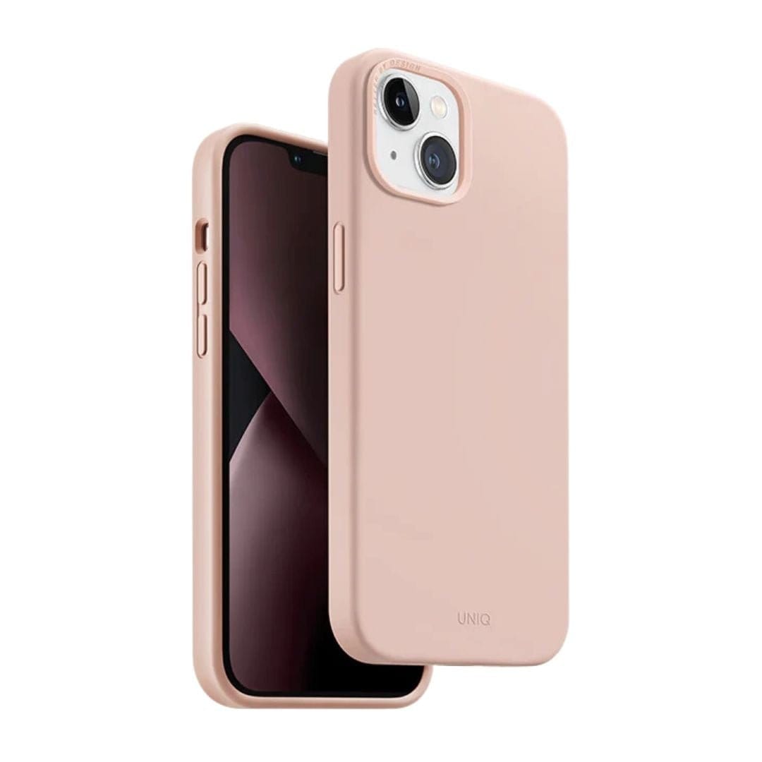 UNIQ Cases & Covers Pink iPhone 14 Lino MagSafe Case - Uniq Lino Hue
