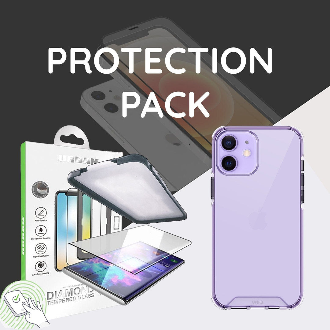 UNIQ Cases & Covers Purple / with Urban Diamond Protection Pack UNIQ iPhone 12 Clear Combat Case