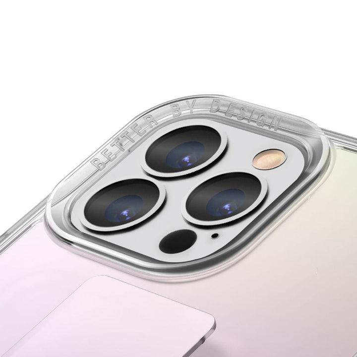 UNIQ Iridescent iPhone 13 Pro Hand Strap Lanyard Case - UNIQ Heldro