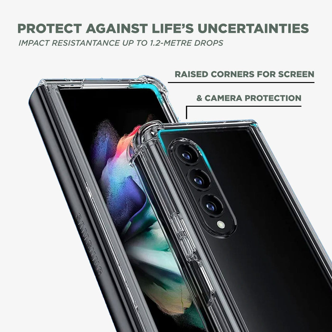 Urban Cases & Covers Samsung Galaxy Z Fold 4 Clear Full Protection Bundle - Urban