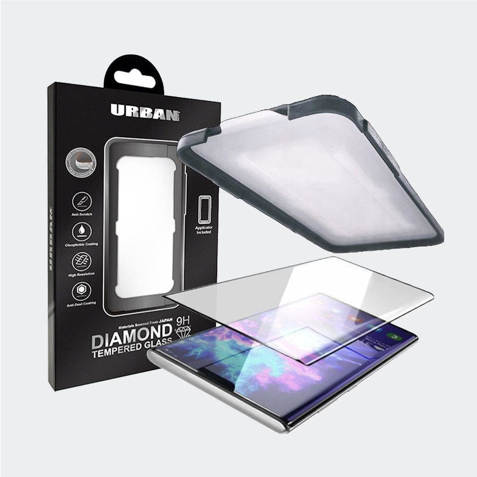 Urban Cases & Covers with Diamond Glass Protector /Applicator tool Samsung Galaxy S21+ case Urban Clear