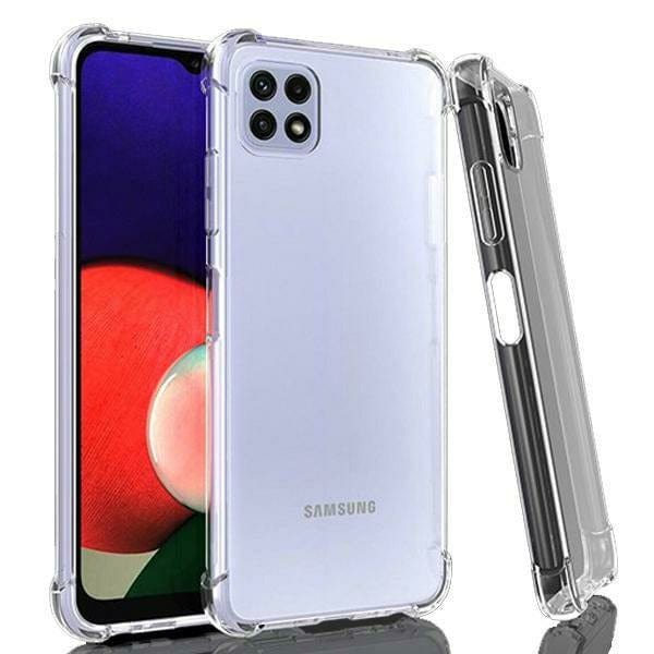 Urban Cases & Covers with Urban Diamond Glass Protector Urban Samsung Galaxy A22 5G Clear Case