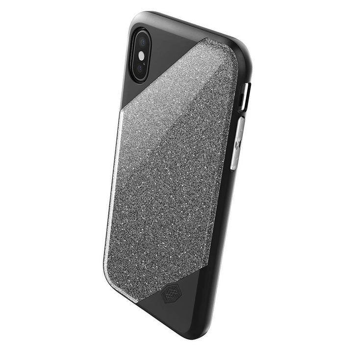 X-DORIA Cases & Covers Black glitter iPhone X/XS Defense Revel Black Glitter
