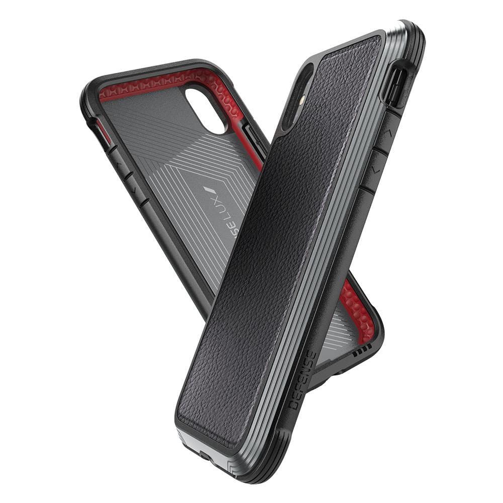 X-DORIA Cases & Covers Black Leather X-Doria Defense Lux Pro Apple iPhone XS Max Leather Protective Case Cover
