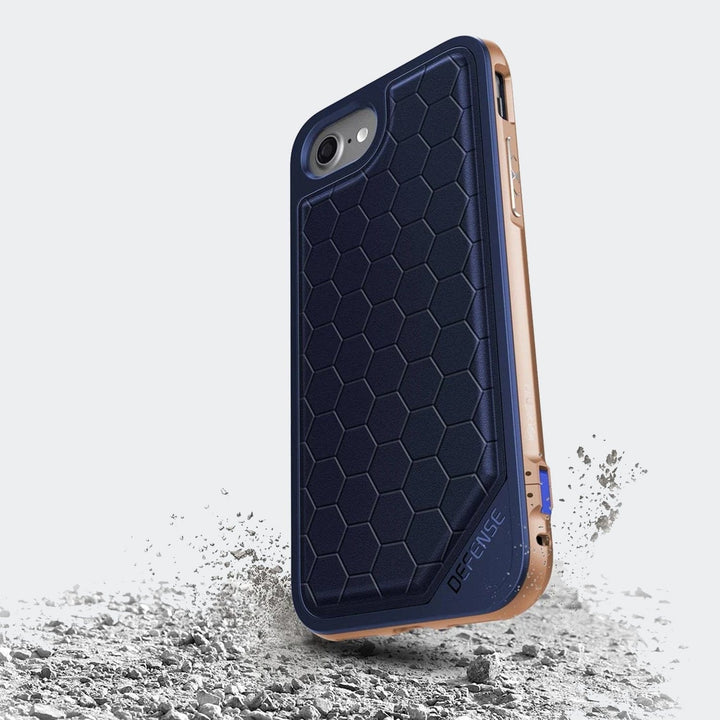 X-DORIA Cases & Covers Blue & Gold X-Doria Defense 3M Drop Certified Lux Case Apple iPhone 7 Plus/8 Plus