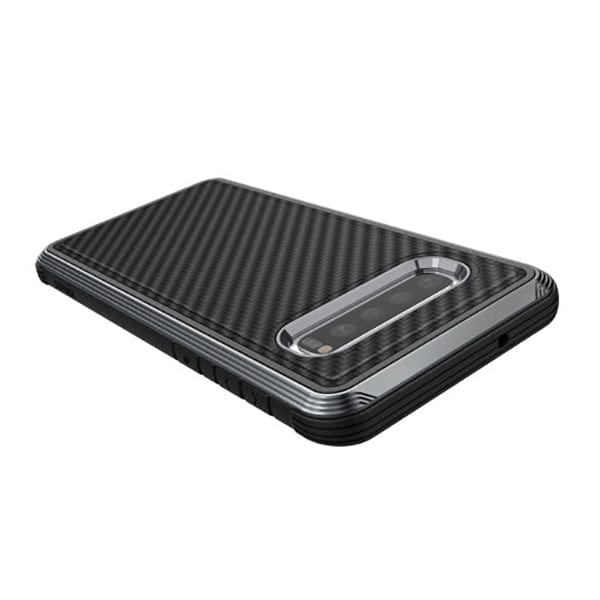 X-DORIA Cases & Covers Carbon Fibre Samsung Galaxy S10 Plus Defense Lux Black Carbon Fibre