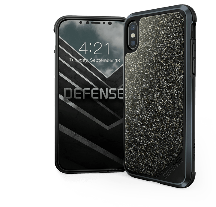 X-DORIA Cases & Covers Dark Glitter iPhone X/XS Defense Lux Glitter
