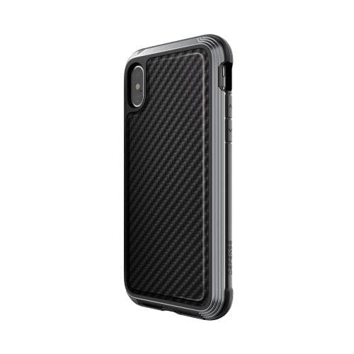 X-Doria Cases & Covers iPhone X/XS Case Raptic Lux Black Carbon Fibre