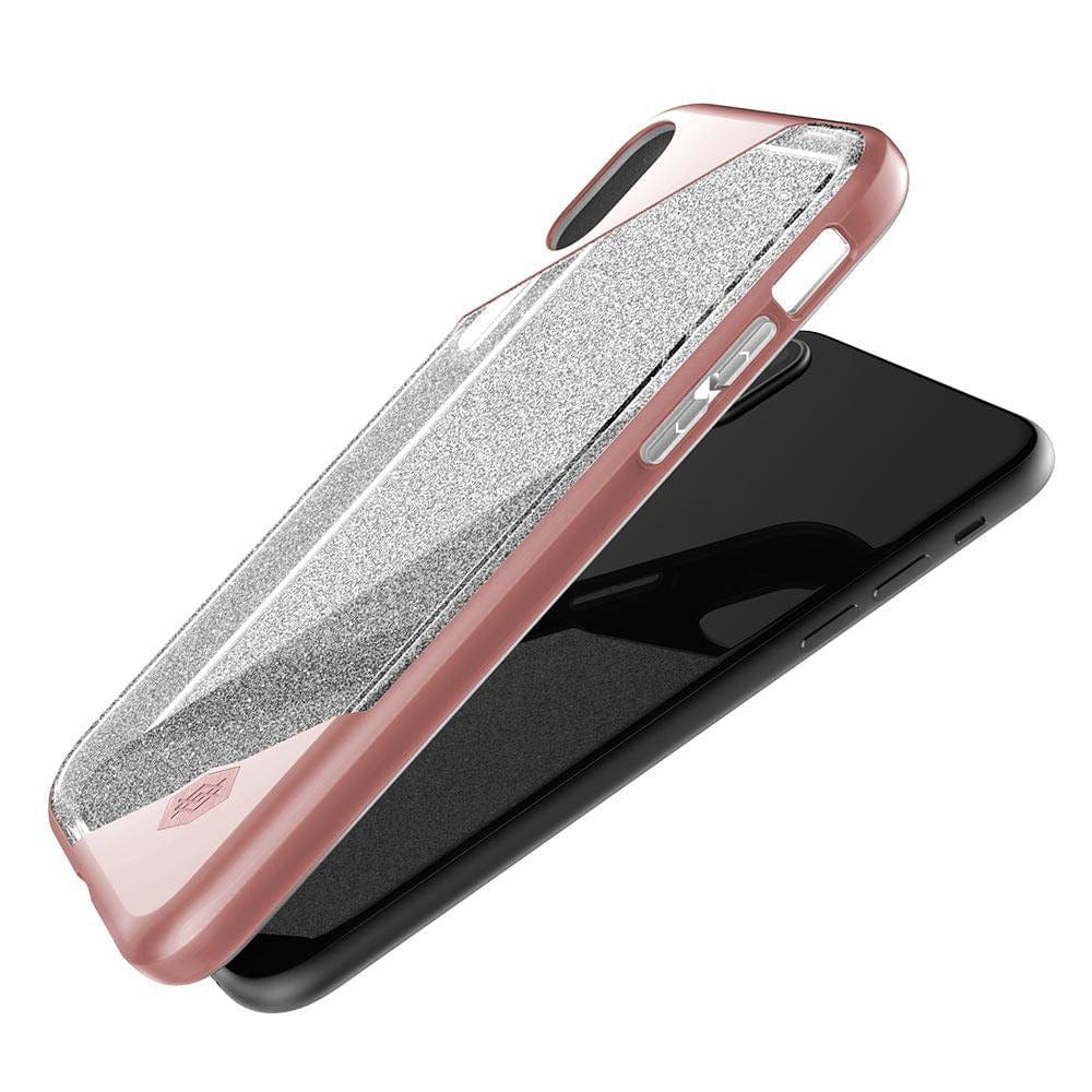 X-DORIA Cases & Covers Pink glitter iPhone X/XS Defense Revel Pink Glitter