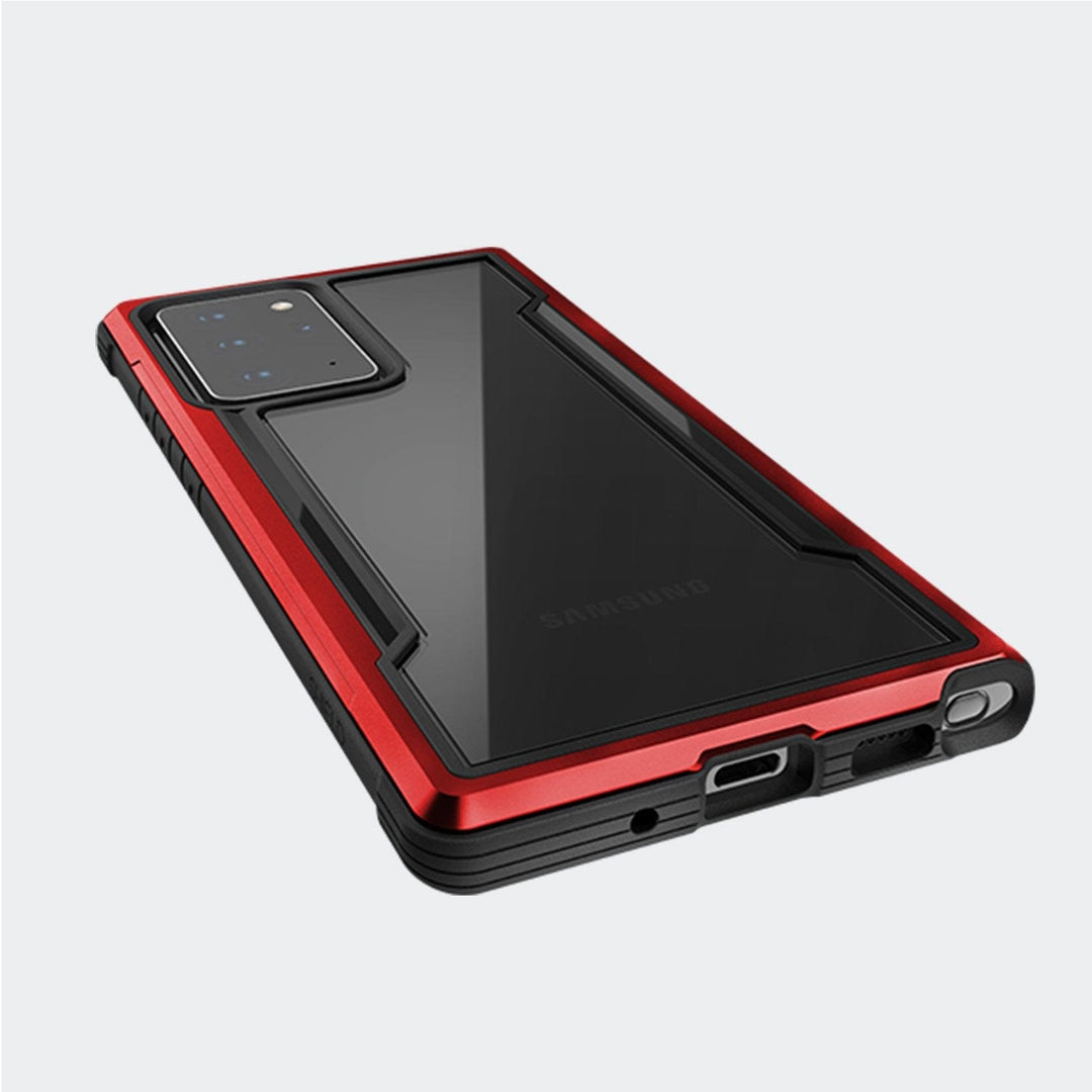 X-Doria Cases & Covers Raptic Shield Galaxy Note 20 Case - Red